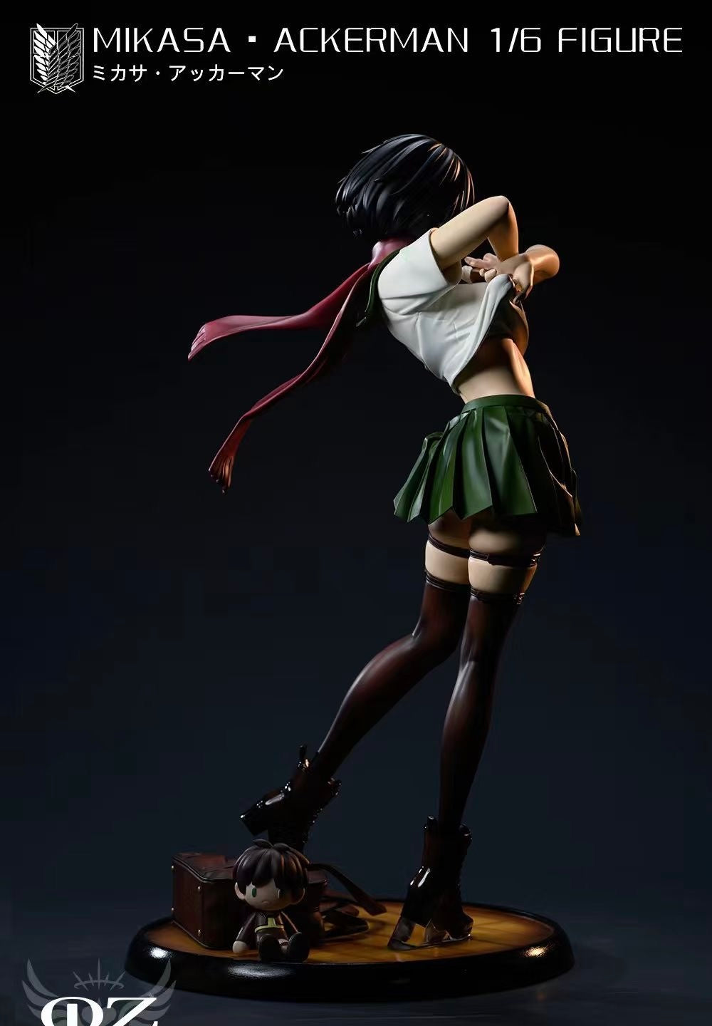 OZ Productions Mikasa Ackerman Cosplay Costume - Attack on Titan Anime Outfit for Halloween, Comic Con & Cosplay Events