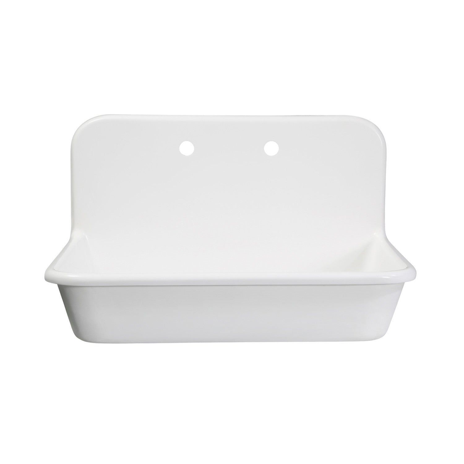 Arcticstone GKTA302119 30-Inch White Solid Surface Kitchen Sink - Single Bowl Top Mount with Backsplash & Strainer, Matte Finish - Perfect for Modern Farmhouse & Contemporary Kitchen Remodels