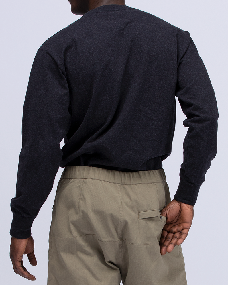 Eco-Friendly Recycled Cotton Long Sleeve T-Shirt for Men & Women - Soft Sustainable Casual Wear for Everyday Comfort & Outdoor Activities