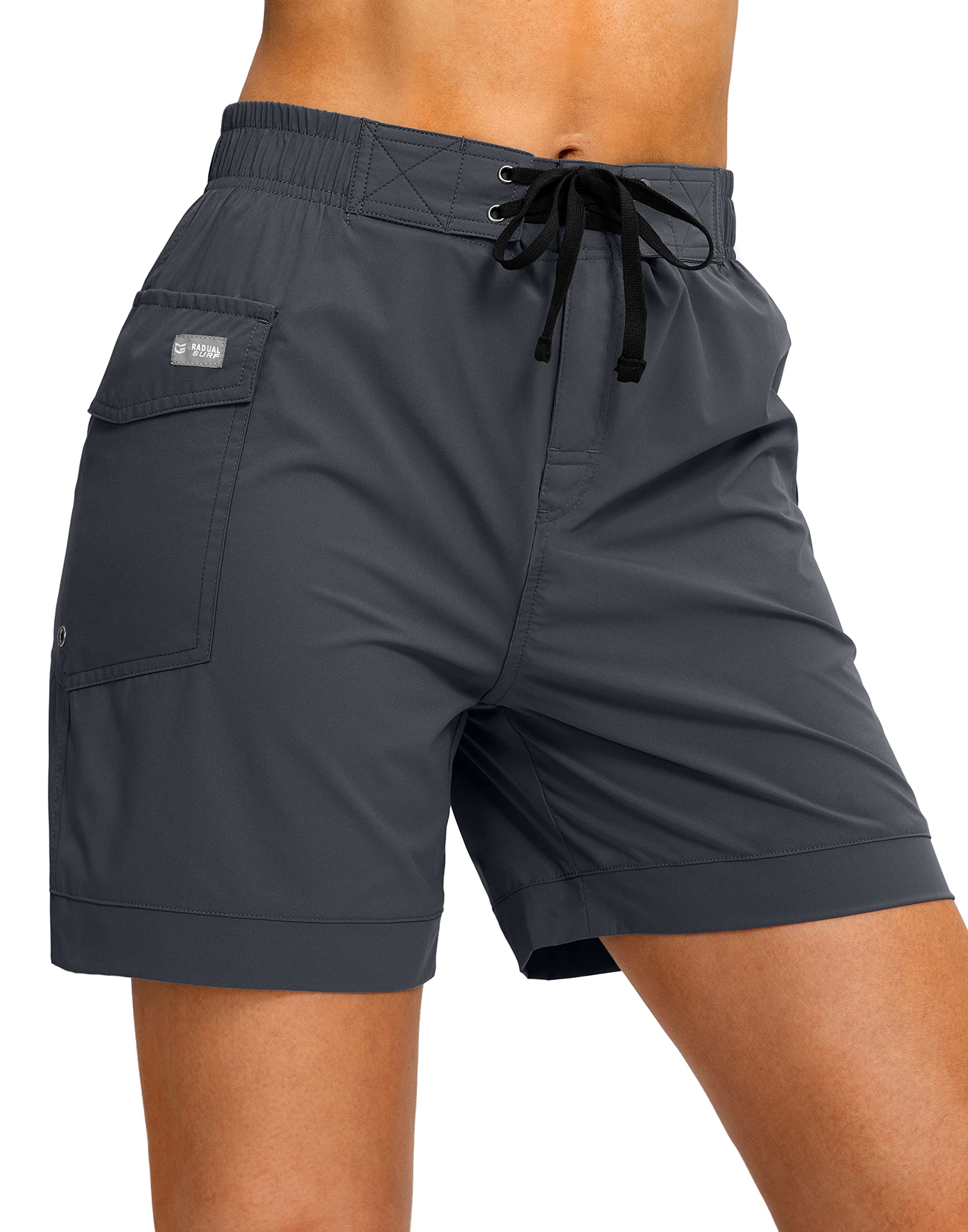 **Women's UPF 50+ Quick Dry Swim Board Shorts – 5