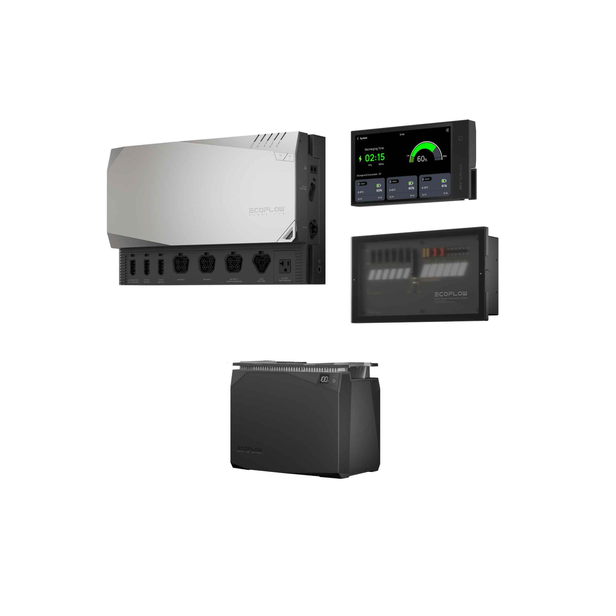 EcoFlow 2kWh Portable Power Station Kit - Solar Generator for Camping, RV, Emergency Backup & Off-Grid Living | Fast Charging, Quiet Operation, Reliable Energy Supply