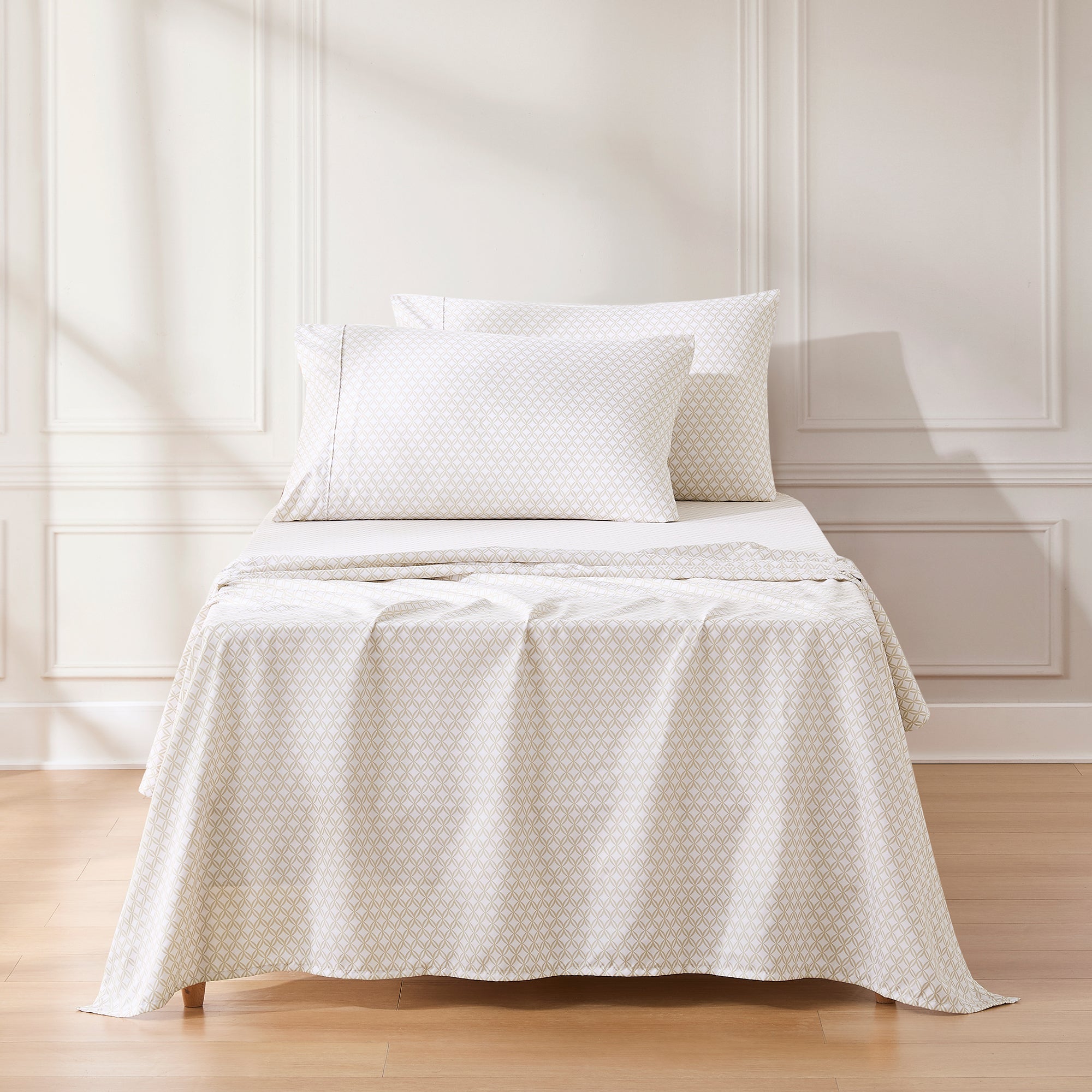 Premium 400 Thread Count Egyptian Cotton Sheet Set - Queen Size, Soft Breathable Bed Sheets for All Seasons - Perfect for Master Bedroom, Guest Room & Airbnb
