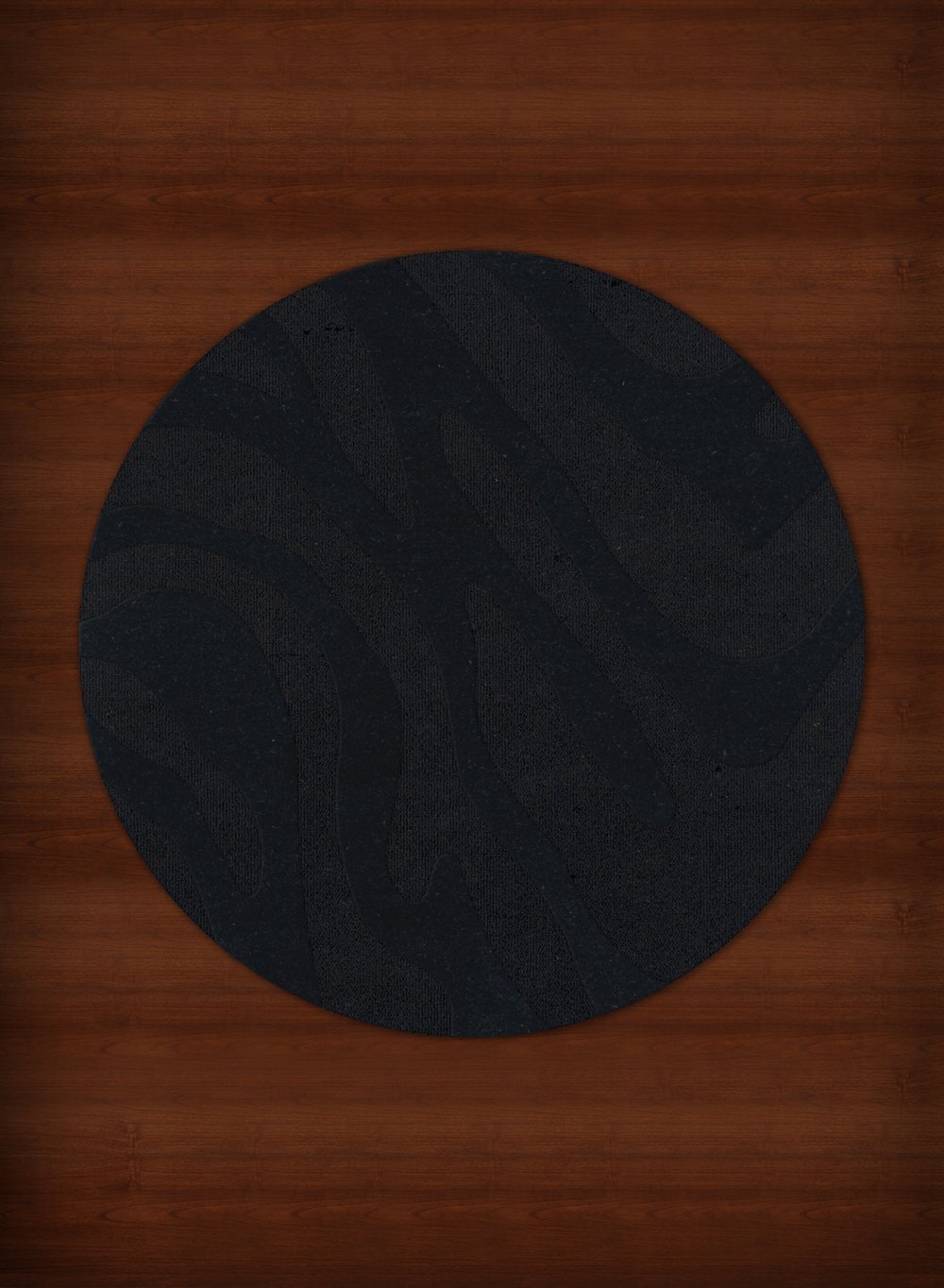 Dalyn Rugs Dover DV2 8-Foot Round Black Area Rug - Perfect for Living Room, Bedroom, or Dining Room Decor