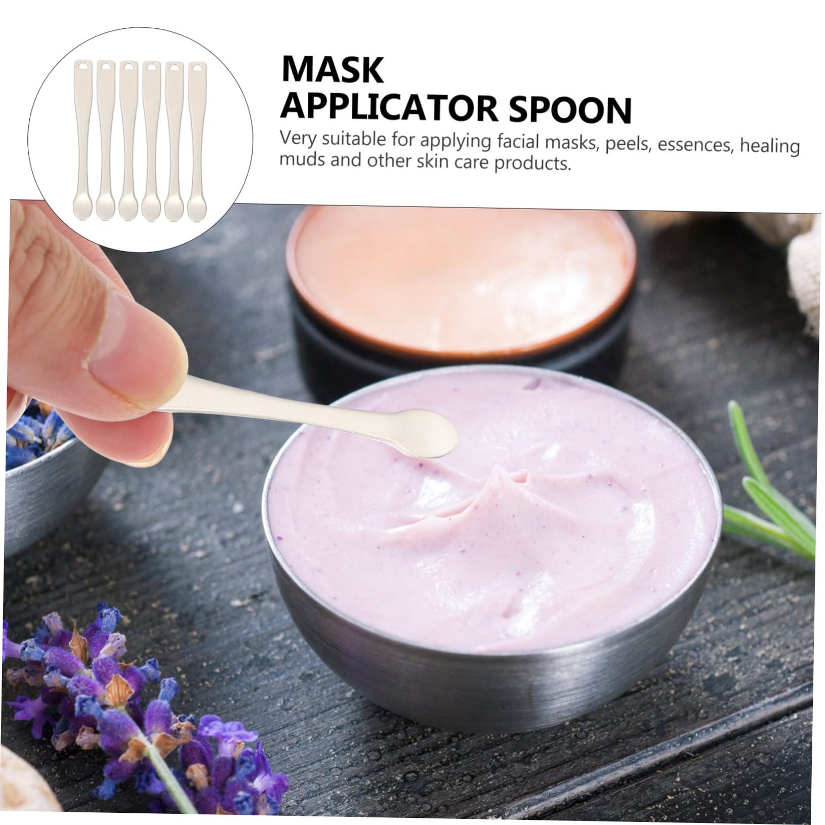 18-Piece Electroplating Cream Spoon Set - Mini Makeup Spatula for Moisturizer, Face Mask & Jam - Reusable Zinc Alloy Beauty Applicators (Silver) - Perfect for Home Spa, Salon & DIY Skincare