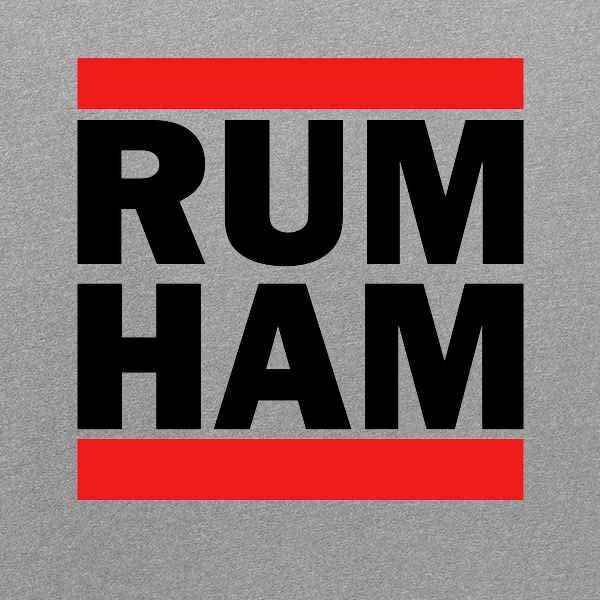 Pop Threads Rum Ham Funny Logo Parody Graphic T-Shirt for Men | Vintage Comedy TV Show Inspired Tee | Perfect for Casual Wear, Gifts & Fan Merchandise