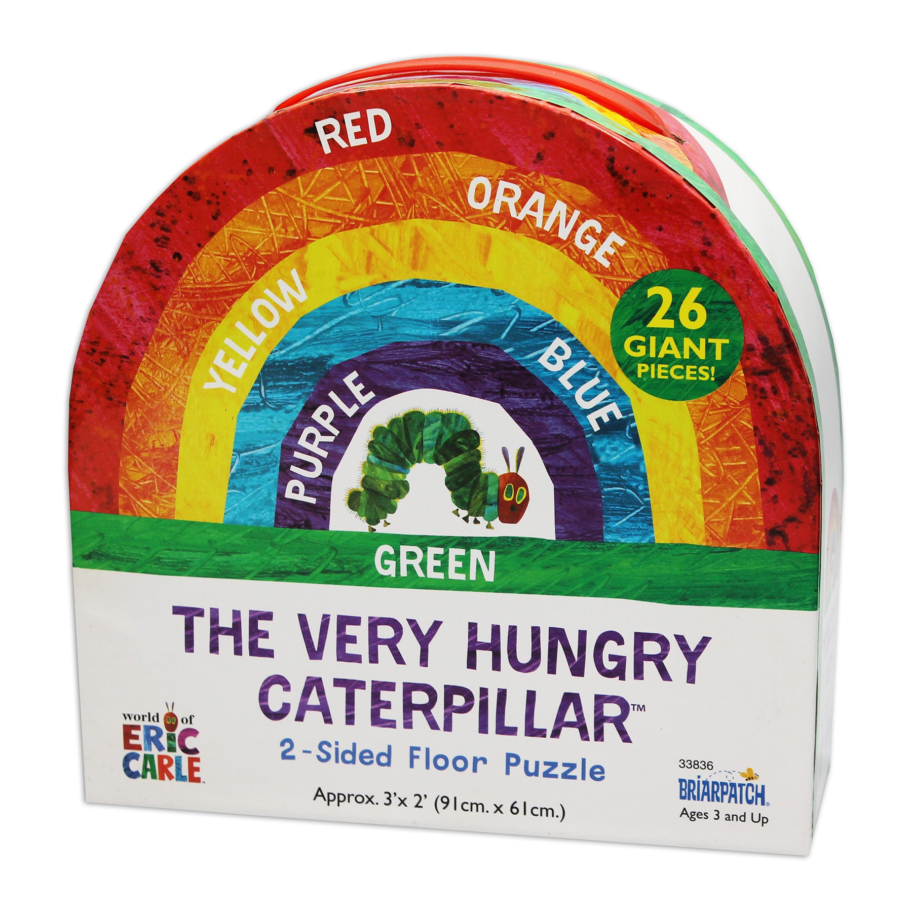 Briarpatch Eric Carle The Very Hungry Caterpillar 26-Piece Kids Floor Puzzle - Educational Toy for Toddlers & Preschoolers - Perfect for Playroom, Classroom & Birthday Gifts