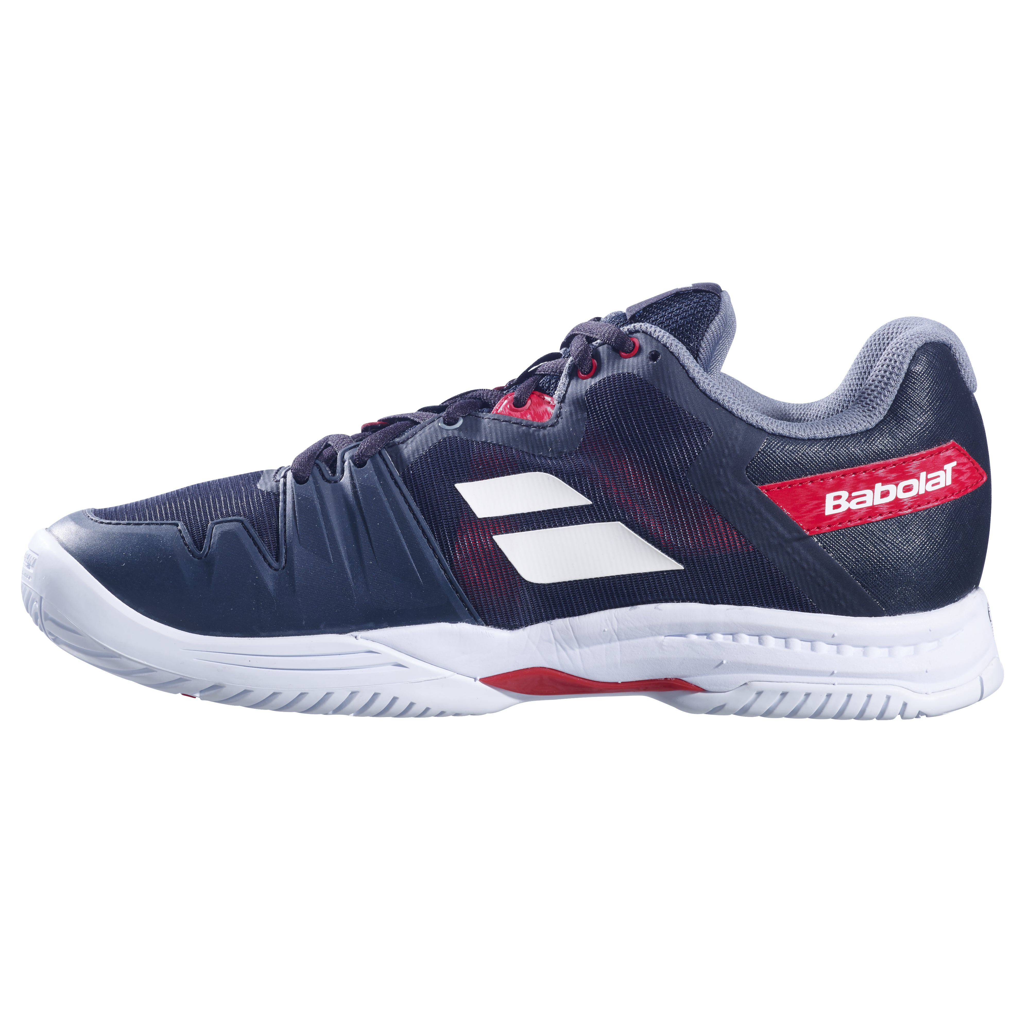 Babolat SFX3 AC Men's Tennis Shoes - Black/Red | Lightweight & Durable for Court Performance | Perfect for Competitive Matches & Training