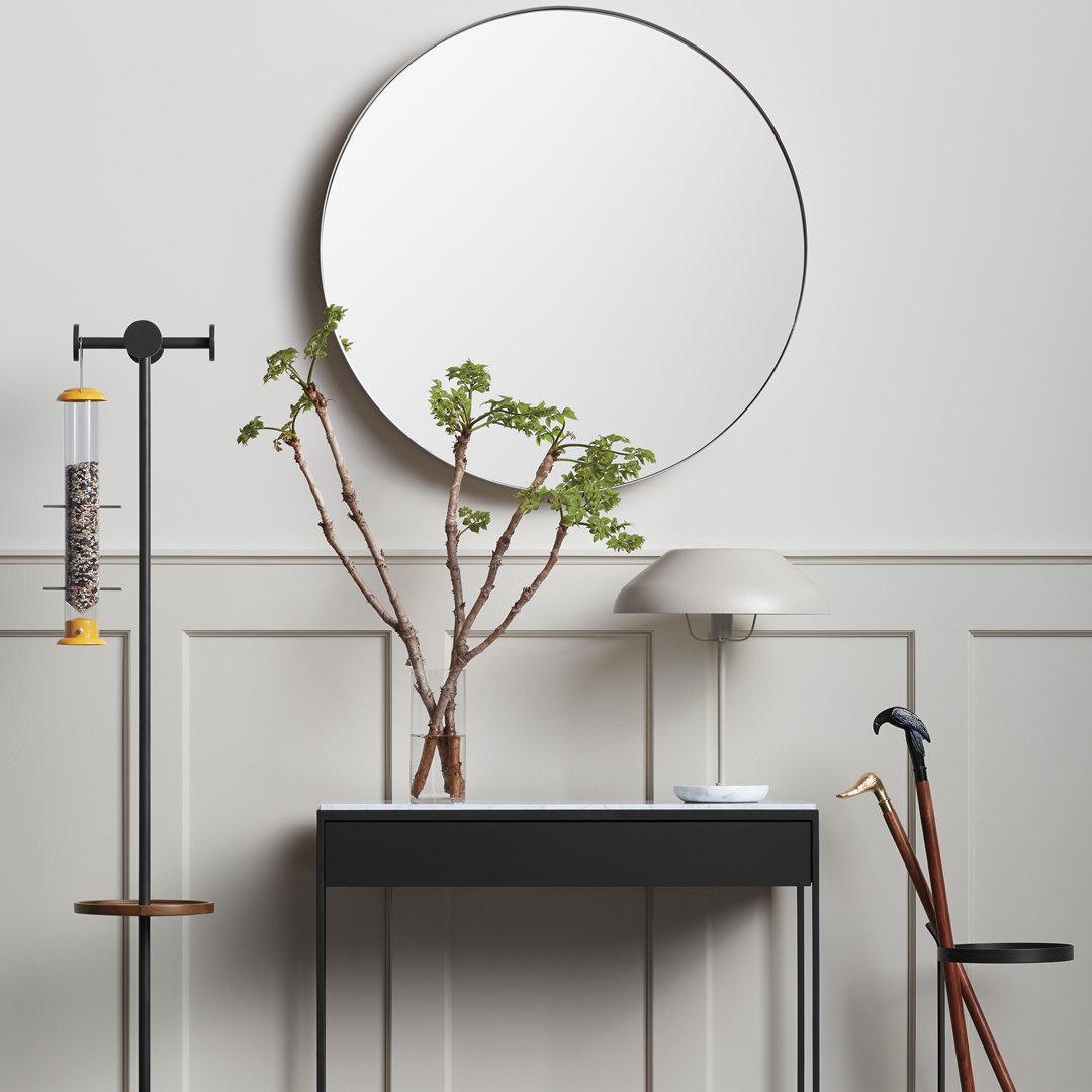 1 Drawer Console Table - Modern Entryway Storage with Shelf | Perfect for Hallway, Living Room & Bedroom Organization