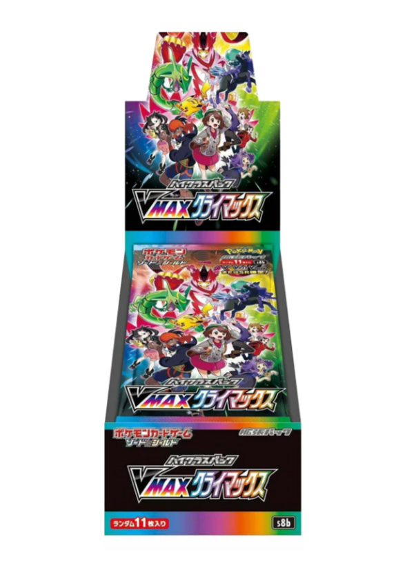 VMax Climax Japanese Booster Box S8B | Pokémon TCG Cards | Rare Collectible Trading Cards for Battles & Gifts