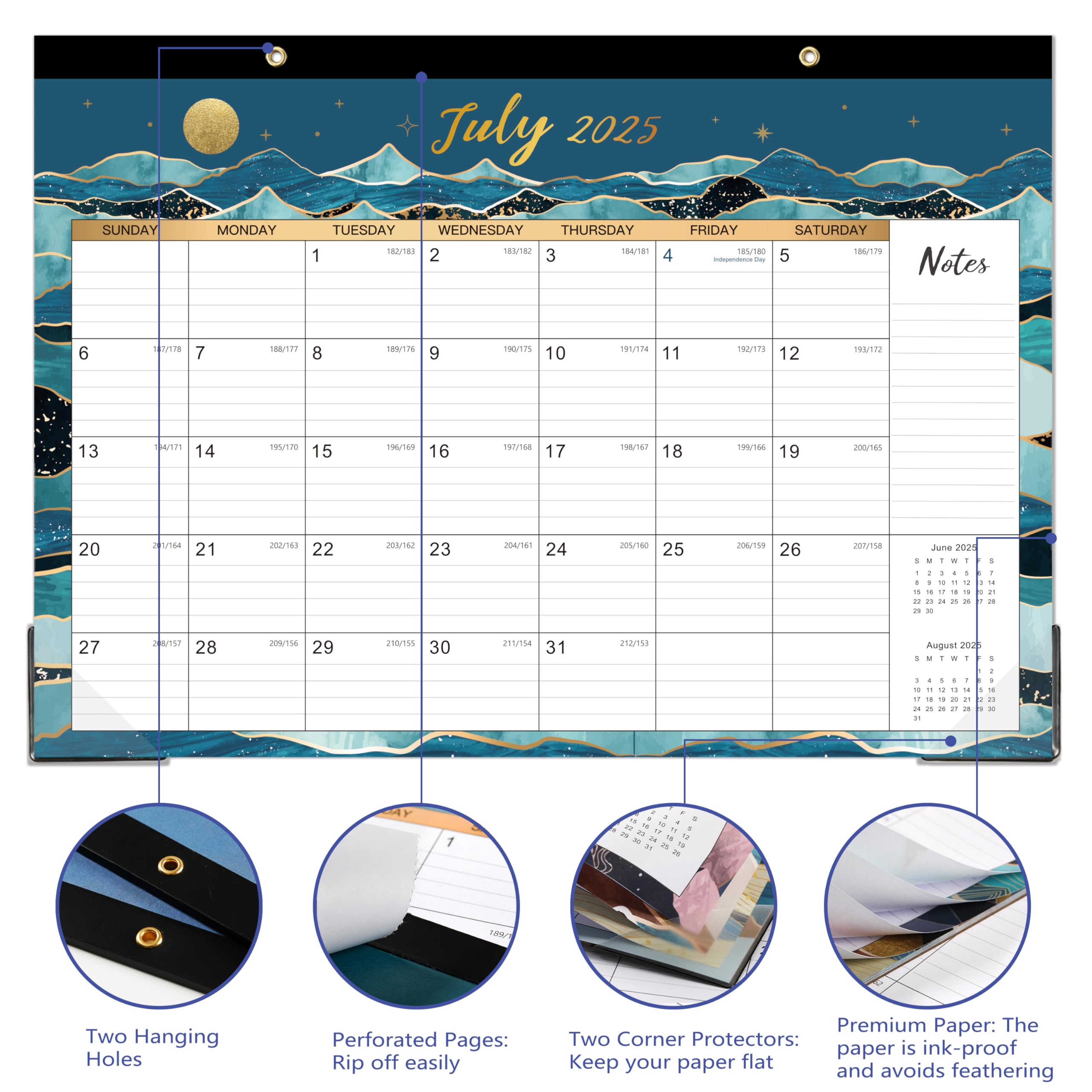 2025 Desk Calendar - Large 16.8