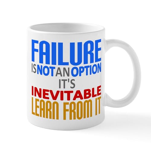 White - Failure Not Option Learn Mugs