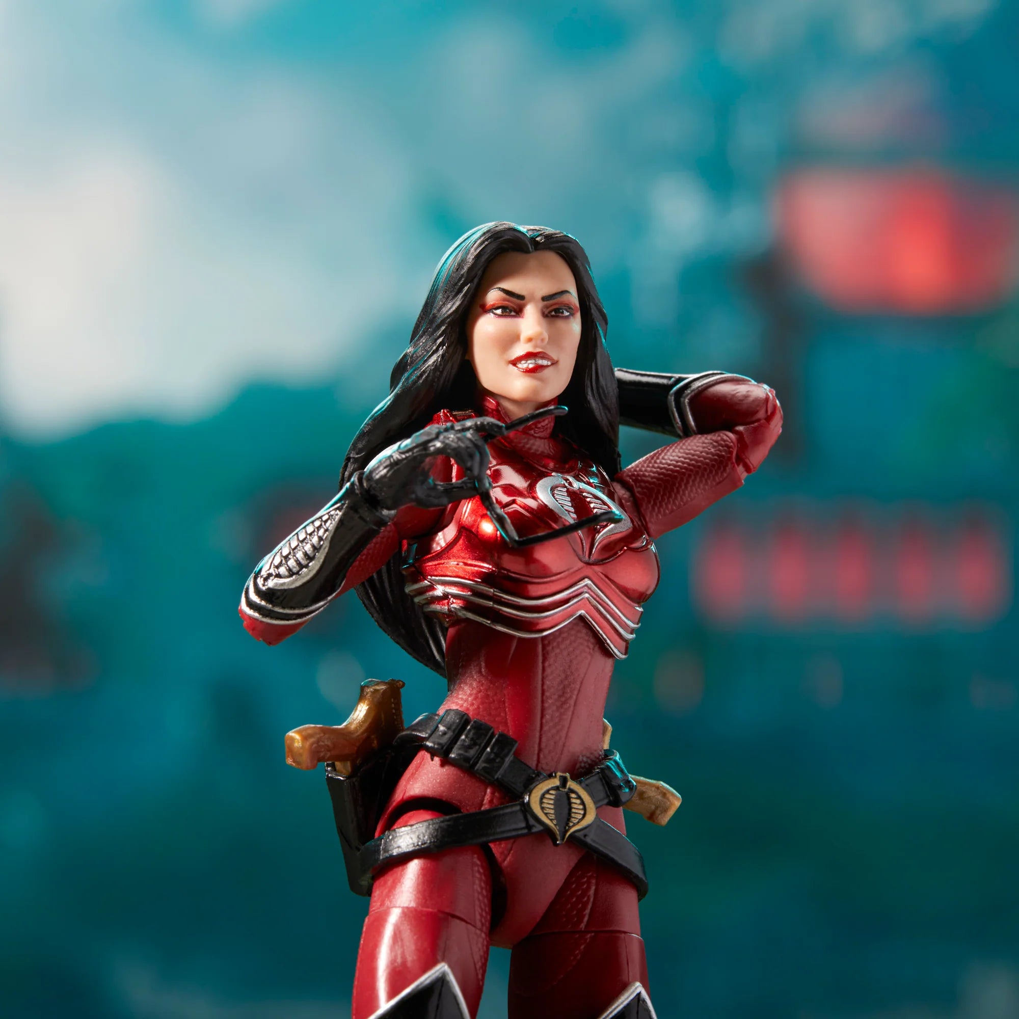 G.I. Joe Classified Series Crimson Strike Team Action Figures - Baroness, Tomax & Xamot Collectible Set for Display & Play | Perfect for Fans & Collectors
