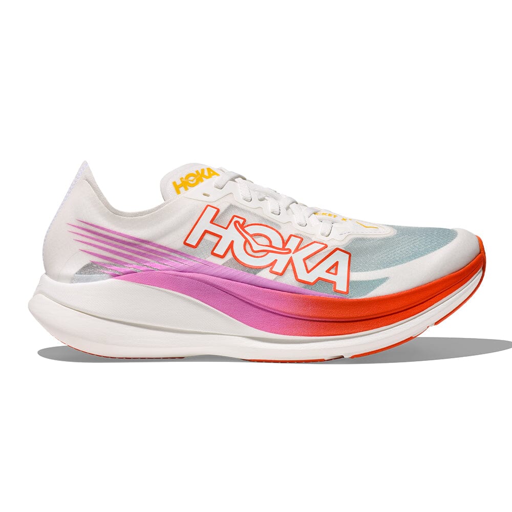 Hoka One One Rocket X 2 Running Shoes - Lightweight Carbon Fiber Racing Sneakers for Marathon & Road Running - Perfect for Long Distance Training & Competitive Races