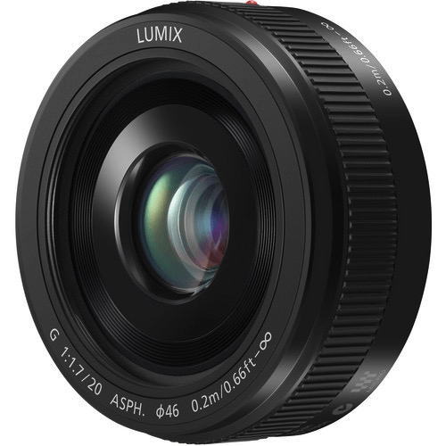 Panasonic Lumix G 20mm f/1.7 II ASPH Prime Lens for Mirrorless Cameras - Black | Wide Aperture for Low Light Photography & Portrait Shooting | Perfect for Travel, Street & Everyday Photography