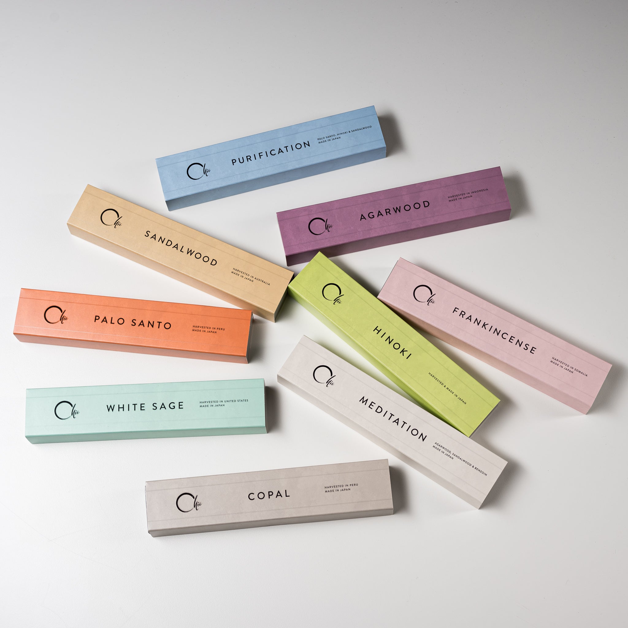 Nippon Kodo Chie Natural Incense Sticks - 9 Fragrance Options for Meditation, Yoga & Relaxation | Japanese Aromatherapy for Home & Spiritual Practices