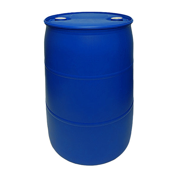 55 Gallon Water Storage Barrel - Heavy Duty Plastic Rain Barrel for Emergency Water Supply, Gardening, and Outdoor Use