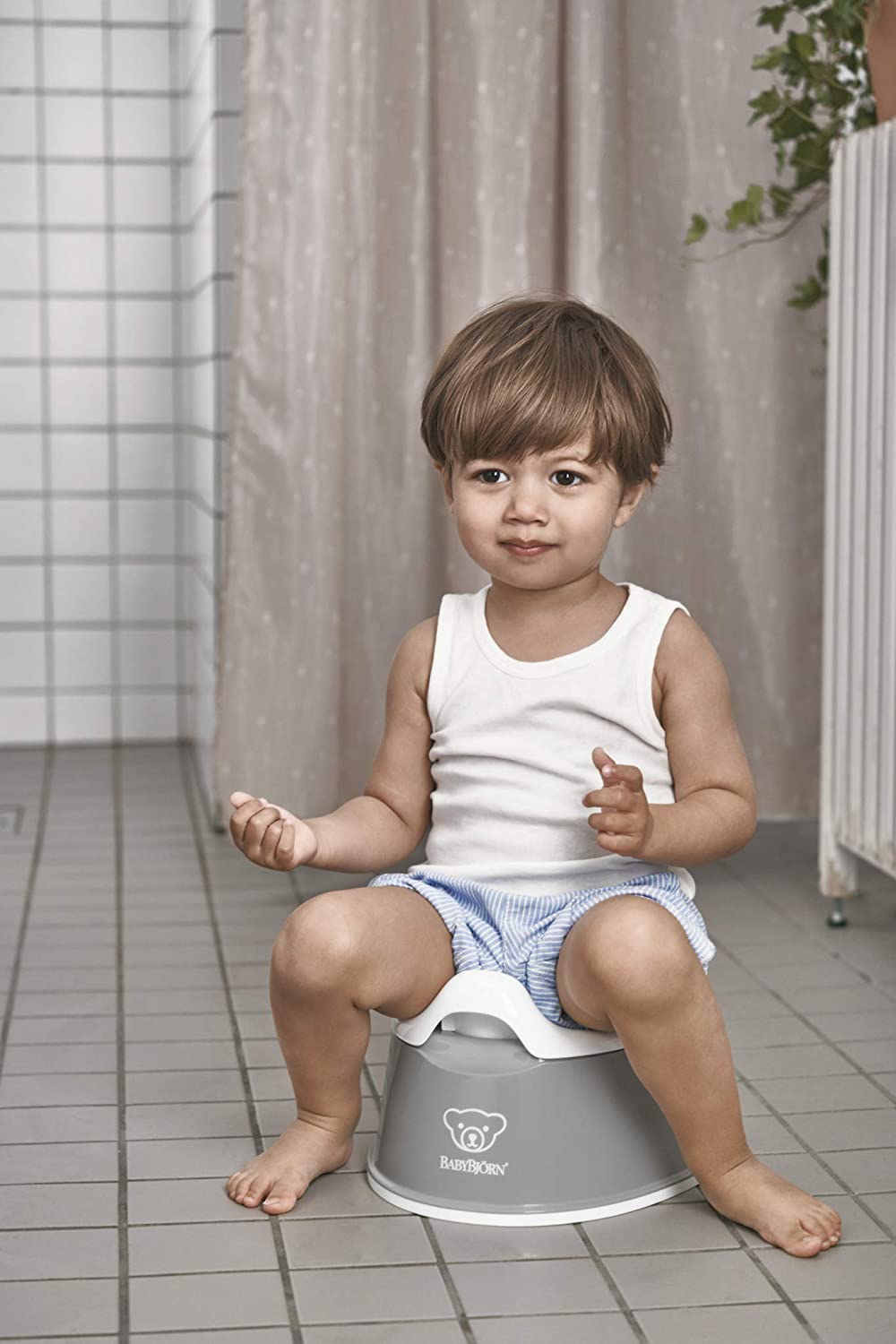 Baby Bjorn Smart Potty - Toddler Training Toilet with Splash Guard & Easy Clean Design | Perfect for Home, Travel & Daycare Use