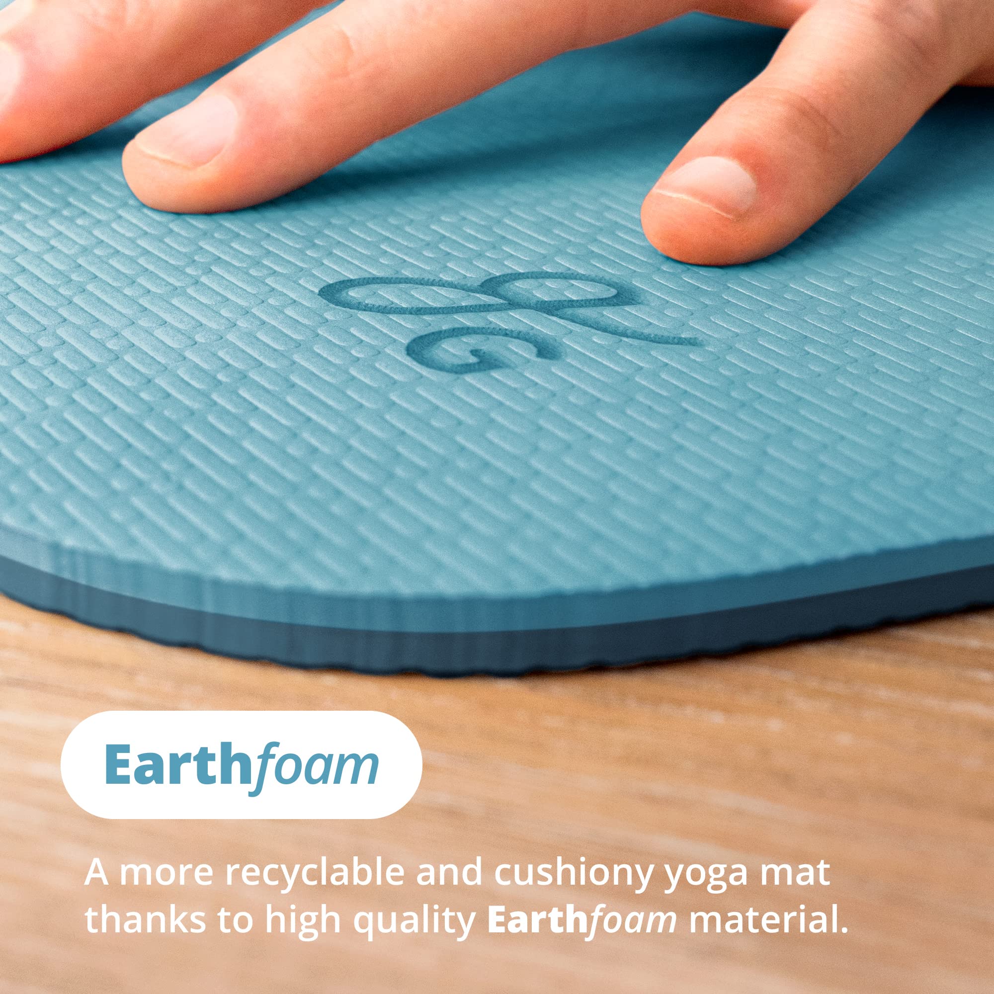 Greater Goods Professional Yoga Mat for Fitness, Balance & Stability - Non-Slip Exercise Mat with Carrying Strap | Perfect for Home Workouts, Yoga Studios & Gym Sessions