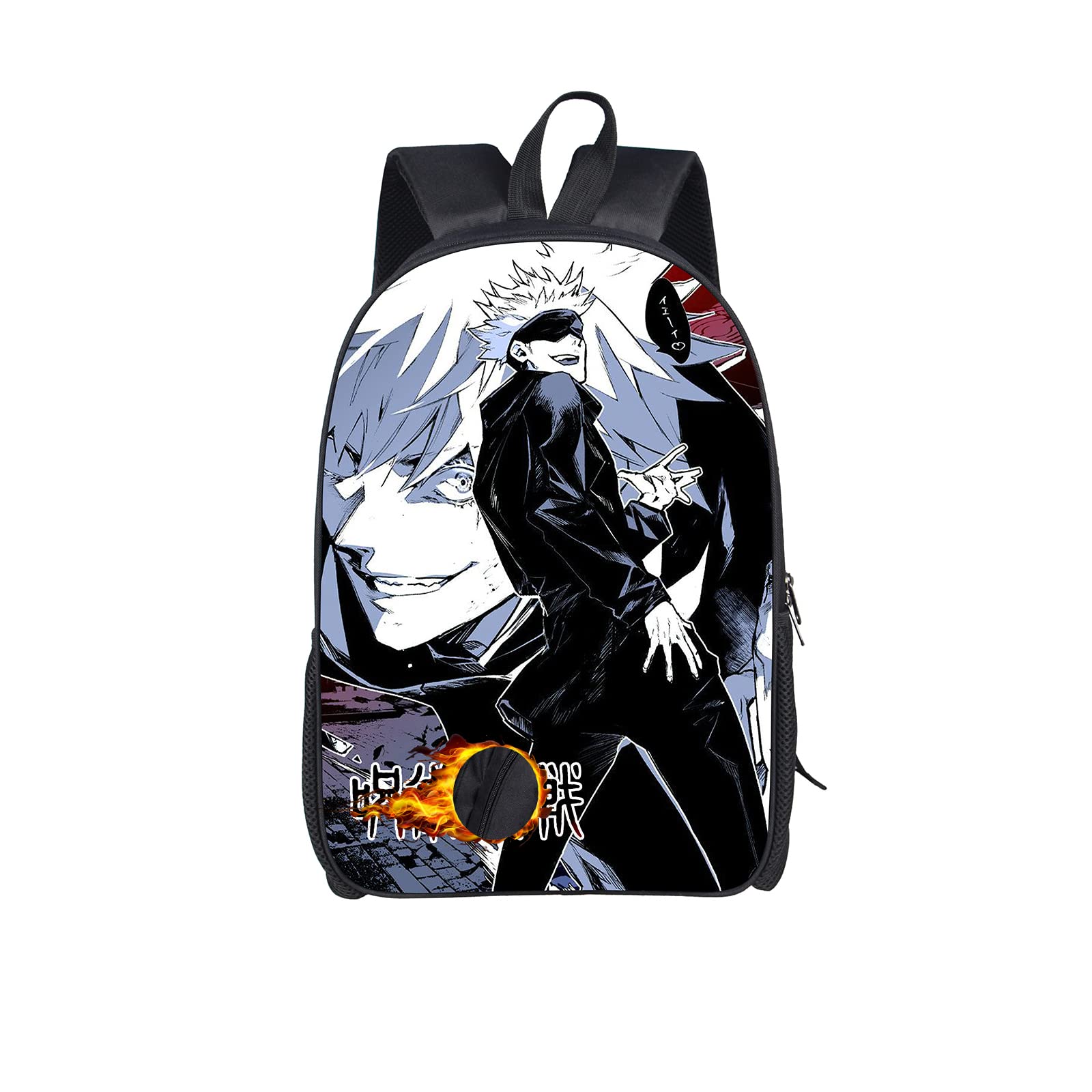 3D Printed Anime Backpack for Teens - Stylish Casual School Bag with Unique Anime Design - Perfect Gift for Anime Fans - Great for School, Travel & Cosplay