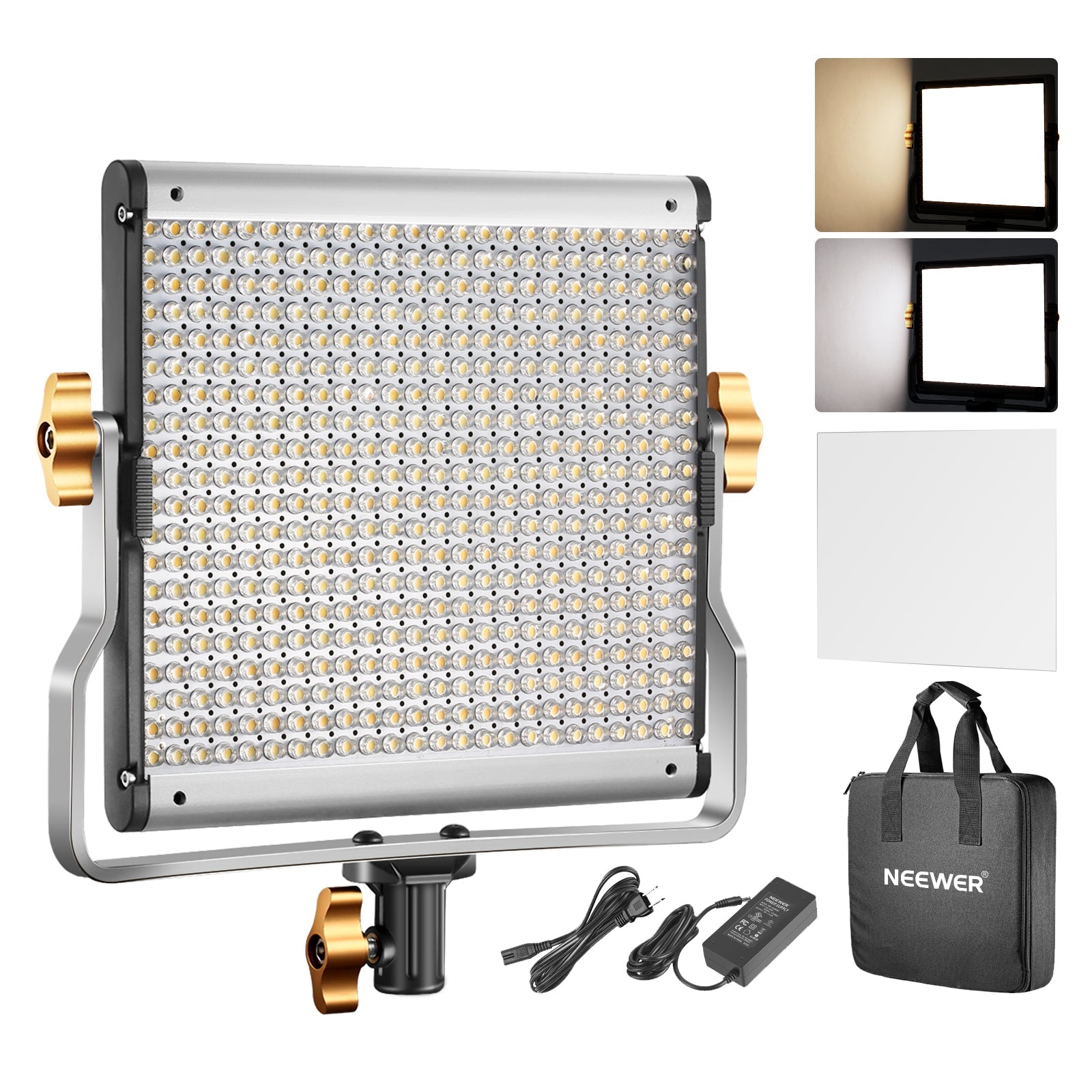 Neewer NL480 Bi-Color LED Panel Light - 480W Studio Lighting for Photography, Videography & YouTube Videos - Perfect for Portrait, Product Shoots & Live Streaming