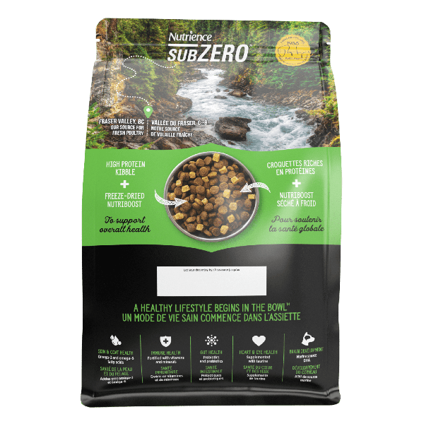Nutrience SubZero Healthy Puppy Dry Dog Food - Fraser Valley Recipe | High Protein Grain-Free Kibble for Puppies | Perfect for Active Dogs & Training Treats
