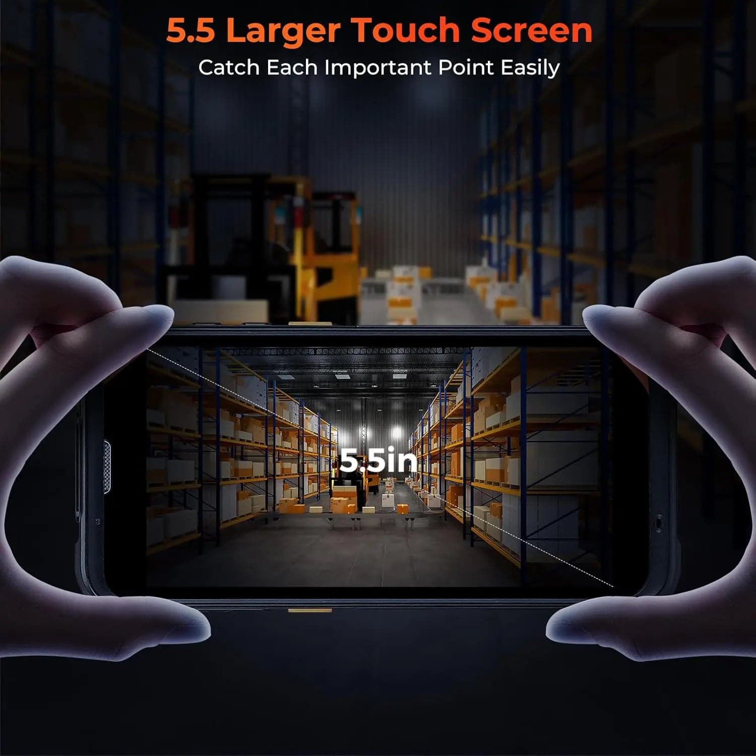 MUNBYN IPDA101 Android 13 Handheld PDA with Zebra SE4710 Barcode Scanner - Ideal for Retail, Warehouse, and Inventory Management