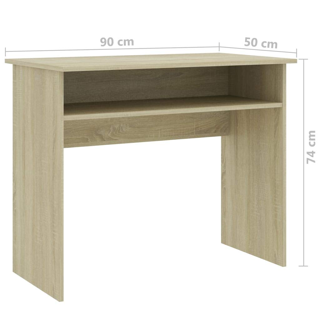 Modern Computer Desk with Storage Shelf - 35.4