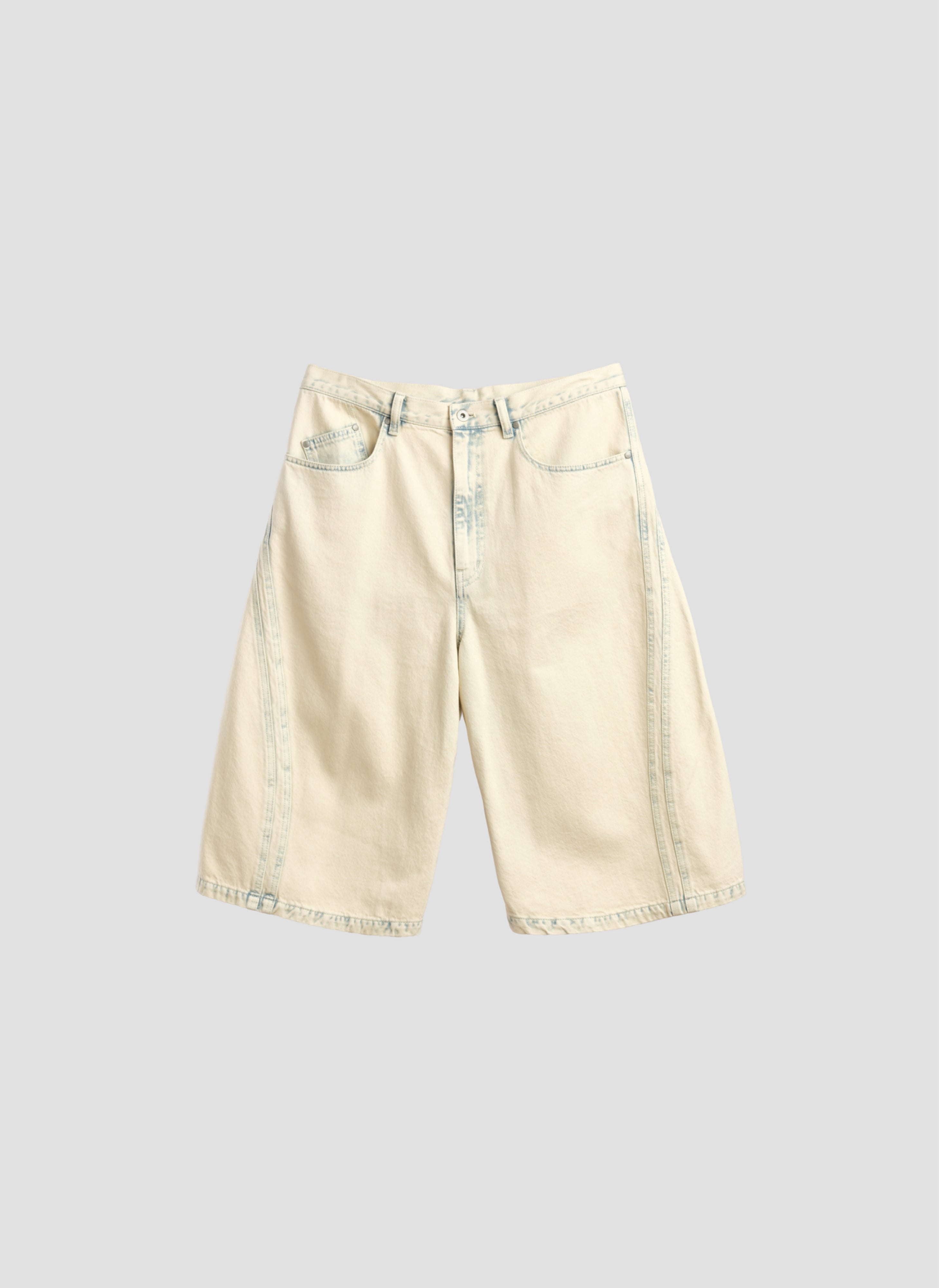 Bleached Wash Cotton Denim Shorts for Women - High Waisted Distressed Denim Shorts | Casual Summer Outfits, Beach Wear & Street Style Fashion