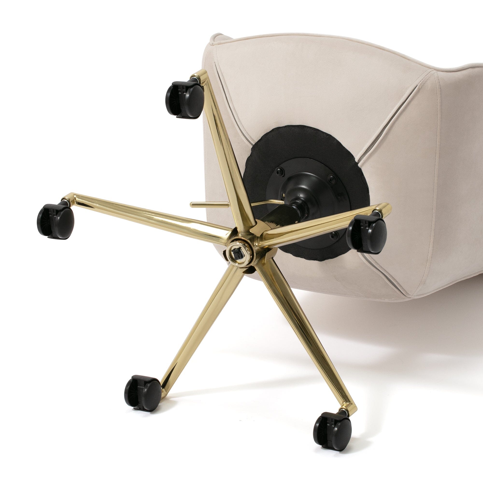 Eldorado High Back Office Chair - Ergonomic Desk Chair with Adjustable Height 660x700x980mm, Light Beige - Perfect for Home Office, Gaming & Study