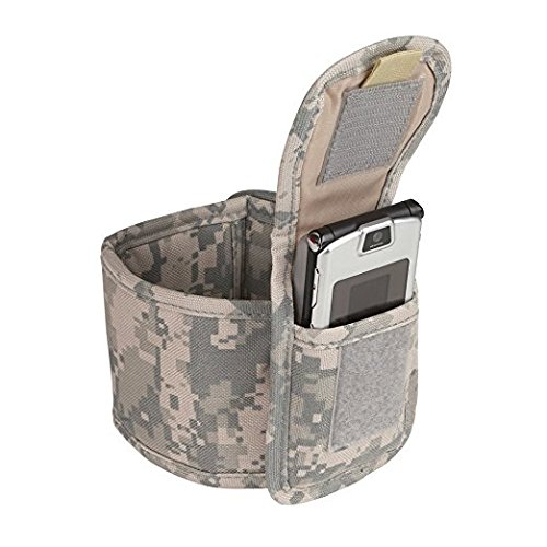 ImpecGear Camo Armband Wallet for Exercise & Fitness - ACU Digital Camouflage (1-Pack) - Perfect for Gym, Running, Hiking & Outdoor Activities