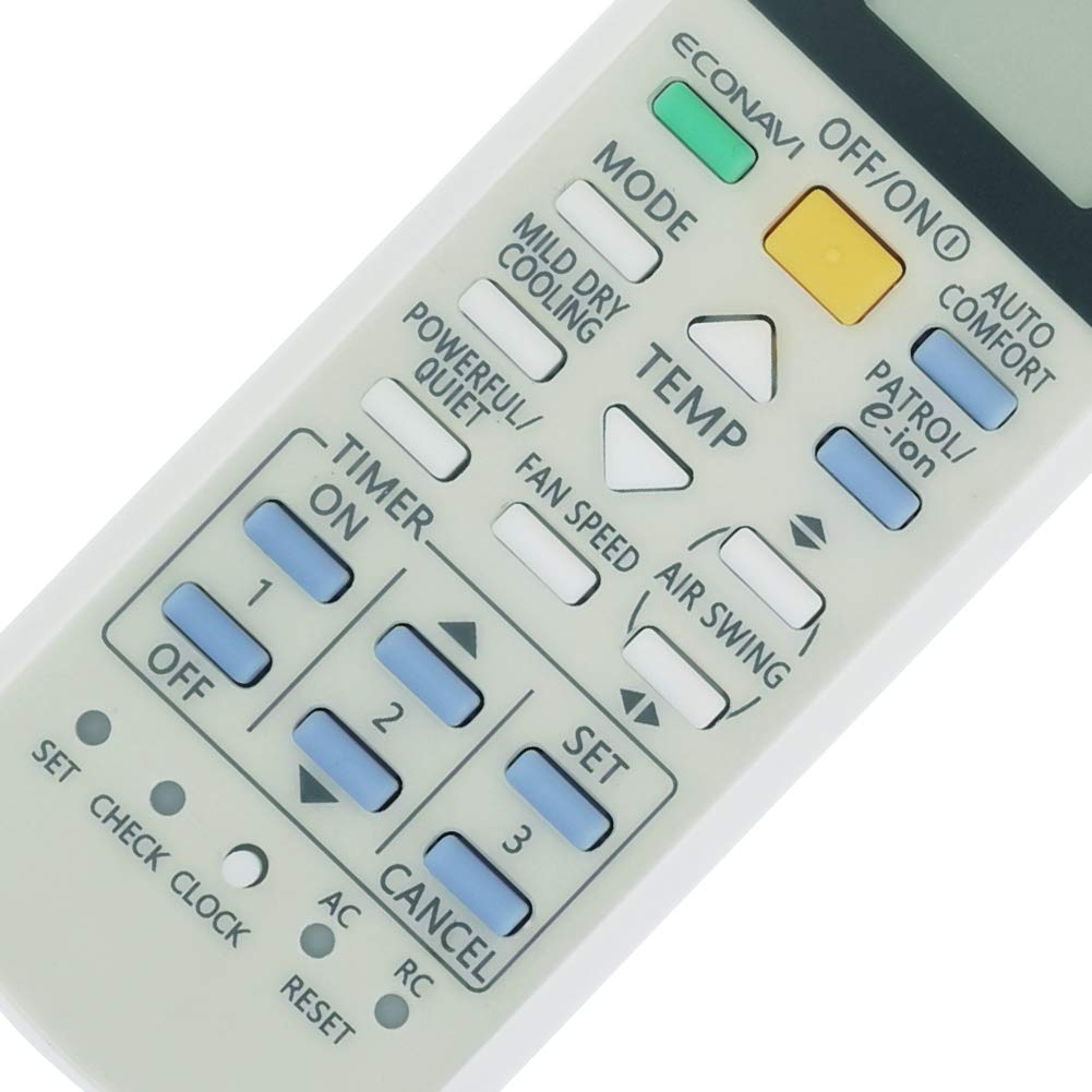 Universal Air Conditioner Remote Control for Panasonic - Compatible with Multiple Models, Fahrenheit & Celsius Display | Perfect for Home, Office, and Hotel Use