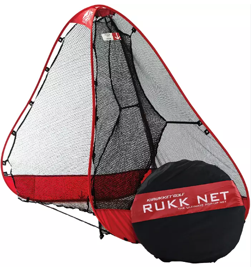 RukkNet Pop Up Golf Practice Net for Backyard & Driving Range - Portable Golf Training Aid for Indoor & Outdoor Use
