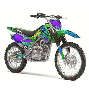 KLX 140 ZANY Pink Senge Graphics Complete Kit for Kawasaki 2019-2020 | Motocross & Dirt Bike Customization | Perfect for Racing & Off-Road Adventures