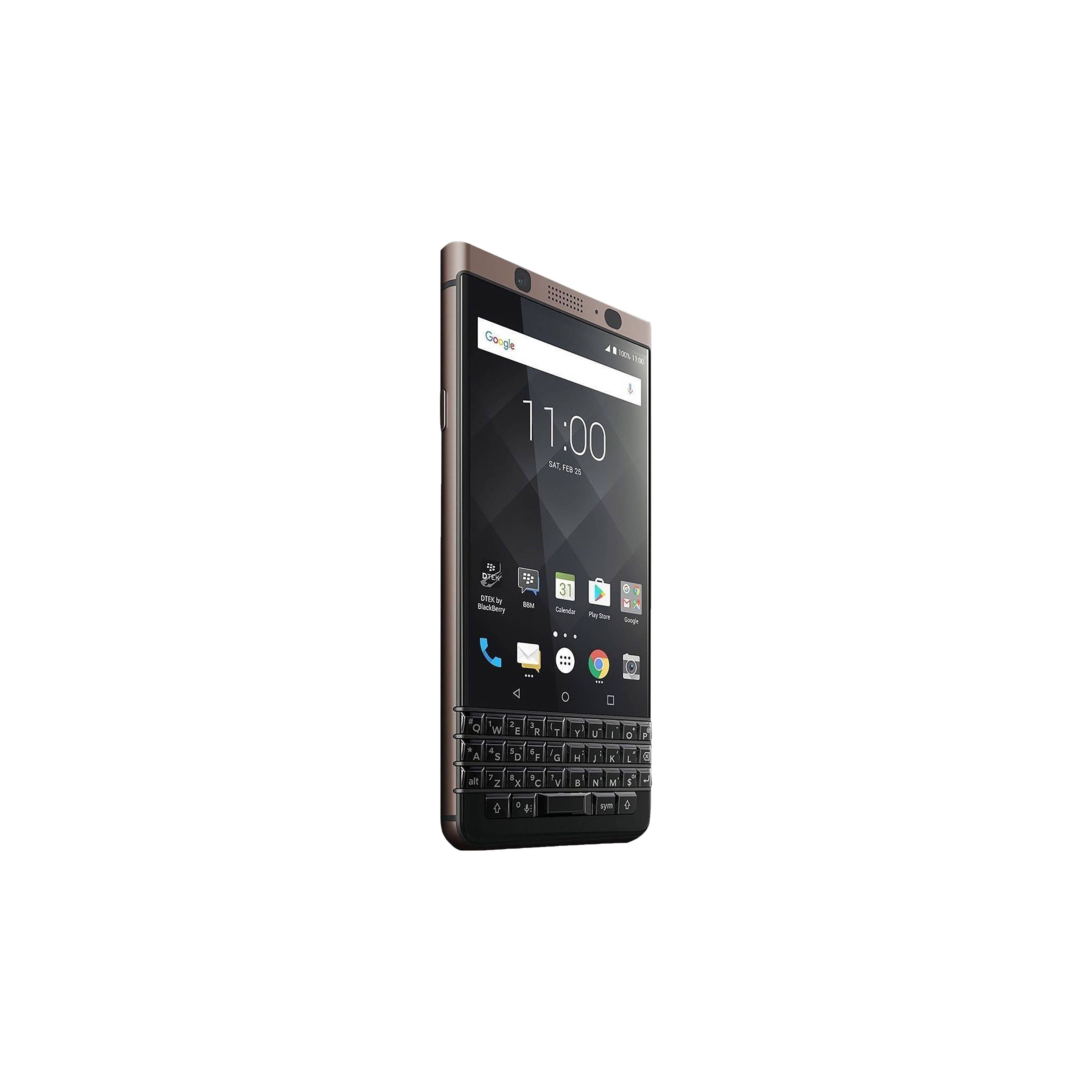 Blackberry KEYone Bronze Edition BBB100-5 Dual SIM GSM Unlocked Smartphone - 32GB Storage, 4G LTE (International Version) - Perfect for Business Professionals & Travelers