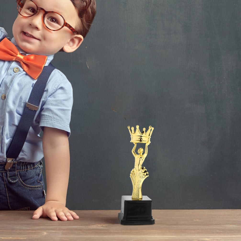 Gold Crown Award Trophy Cups - 1st Place Recognition Trophy for Achievement, Competition & Winning Prizes | Perfect for Sports Awards, Academic Ceremonies & Corporate Events