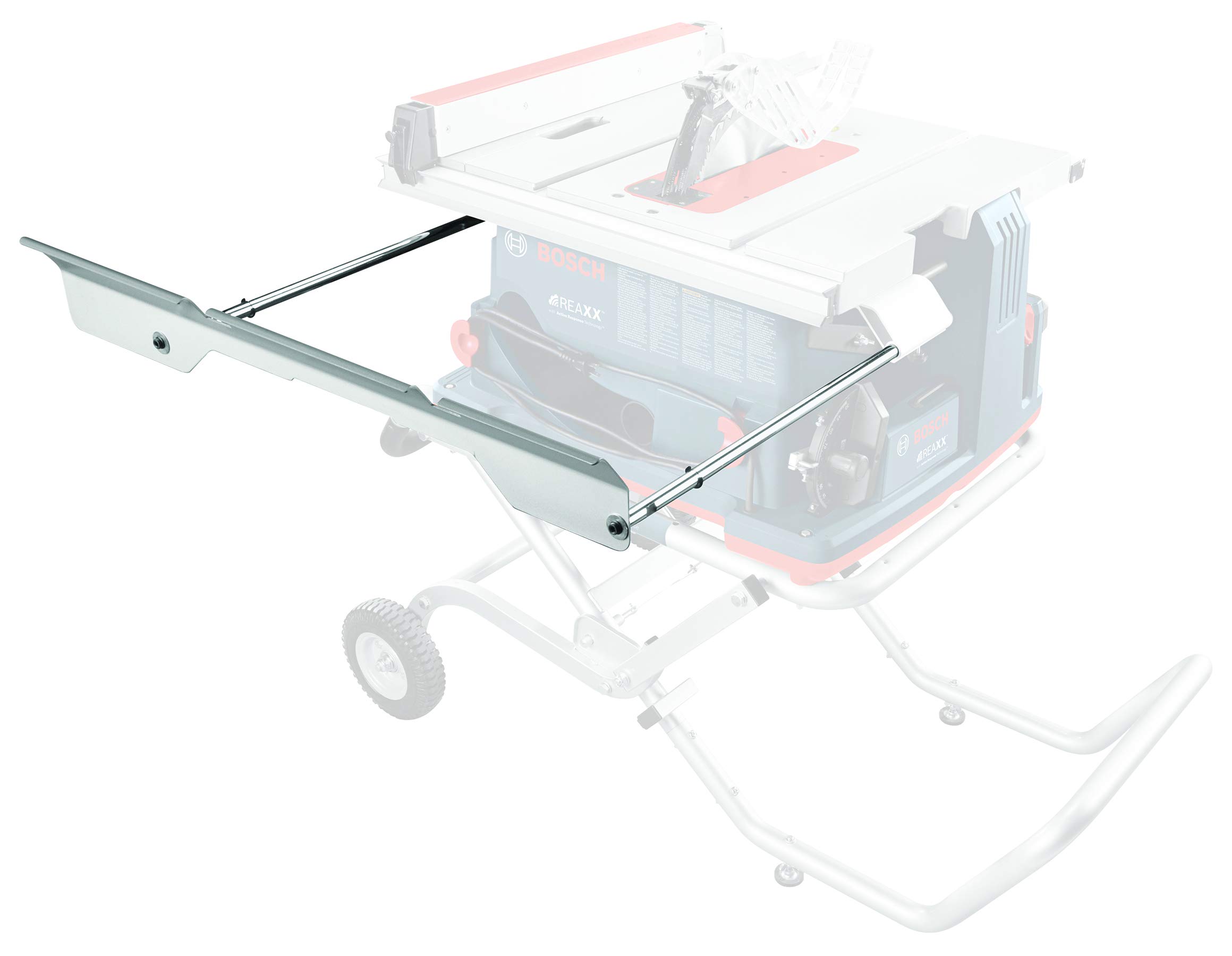 BOSCH TS1016 Outfeed Support Assembly - Heavy Duty Table Saw Stand Accessory for Woodworking & Carpentry Projects
