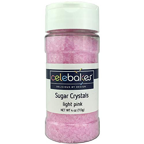 Celebakes Pink Sugar Crystals 4oz - Baking & Cake Decorating