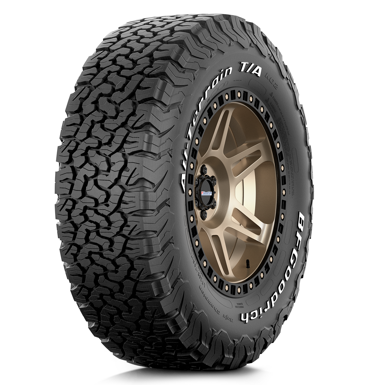 BFGoodrich All-Terrain T/A KO2 LT245/75R16 120/116S Tire - Premium Off-Road & All-Season Performance for Trucks, SUVs & Jeeps - Ideal for Mud, Snow & Rocky Trails
