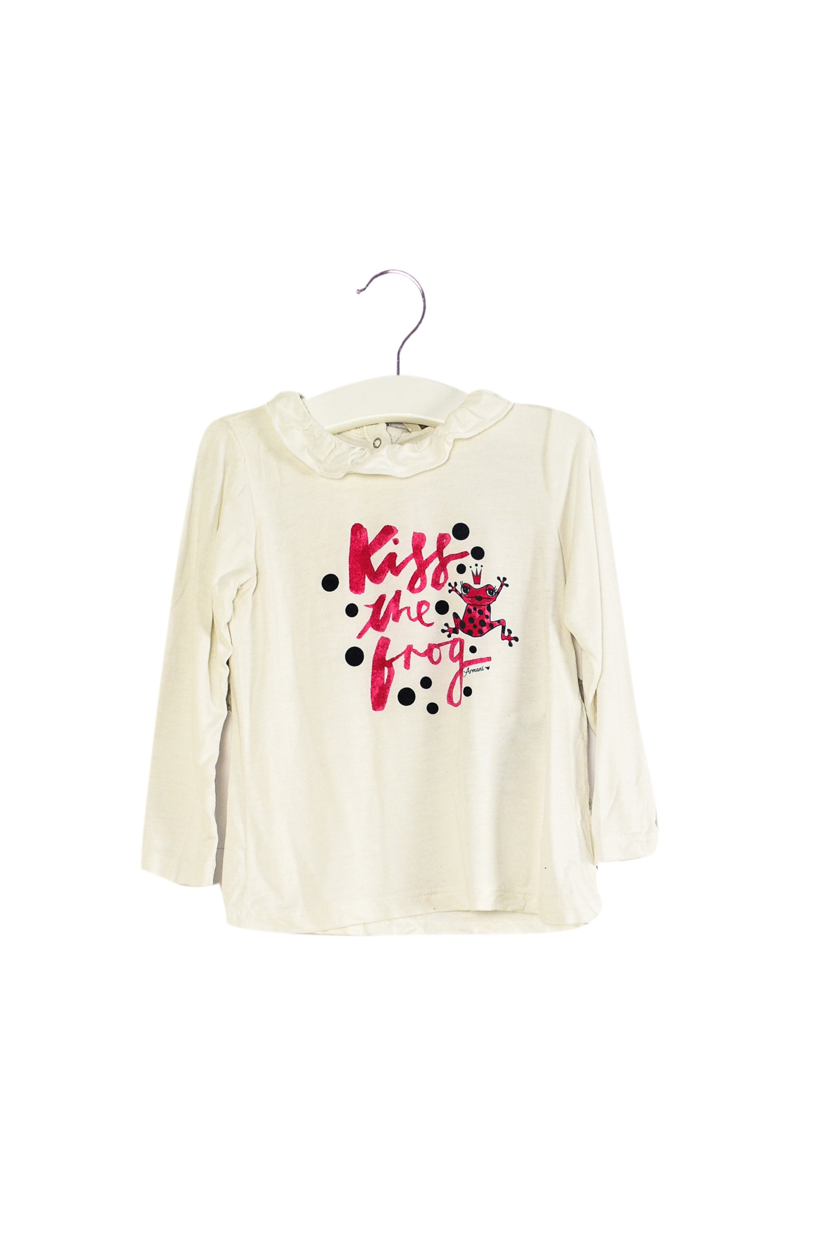 Armani Long Sleeve Baby Top for 12 Months - Soft Cotton Comfort Shirt for Infants - Perfect for Family Outings and Special Occasions