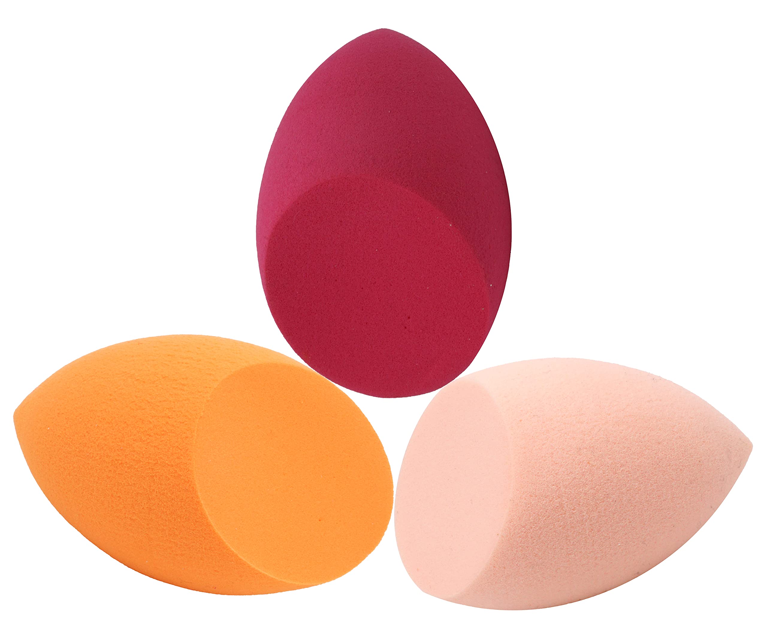 3PCs Ultimate Makeup Blender Sponge Set - Professional Beauty Blender for Flawless Foundation & Concealer Application - Soft Makeup Sponges for Liquid, Cream & Powder - Perfect for Daily Makeup & On-The-Go Touch Ups