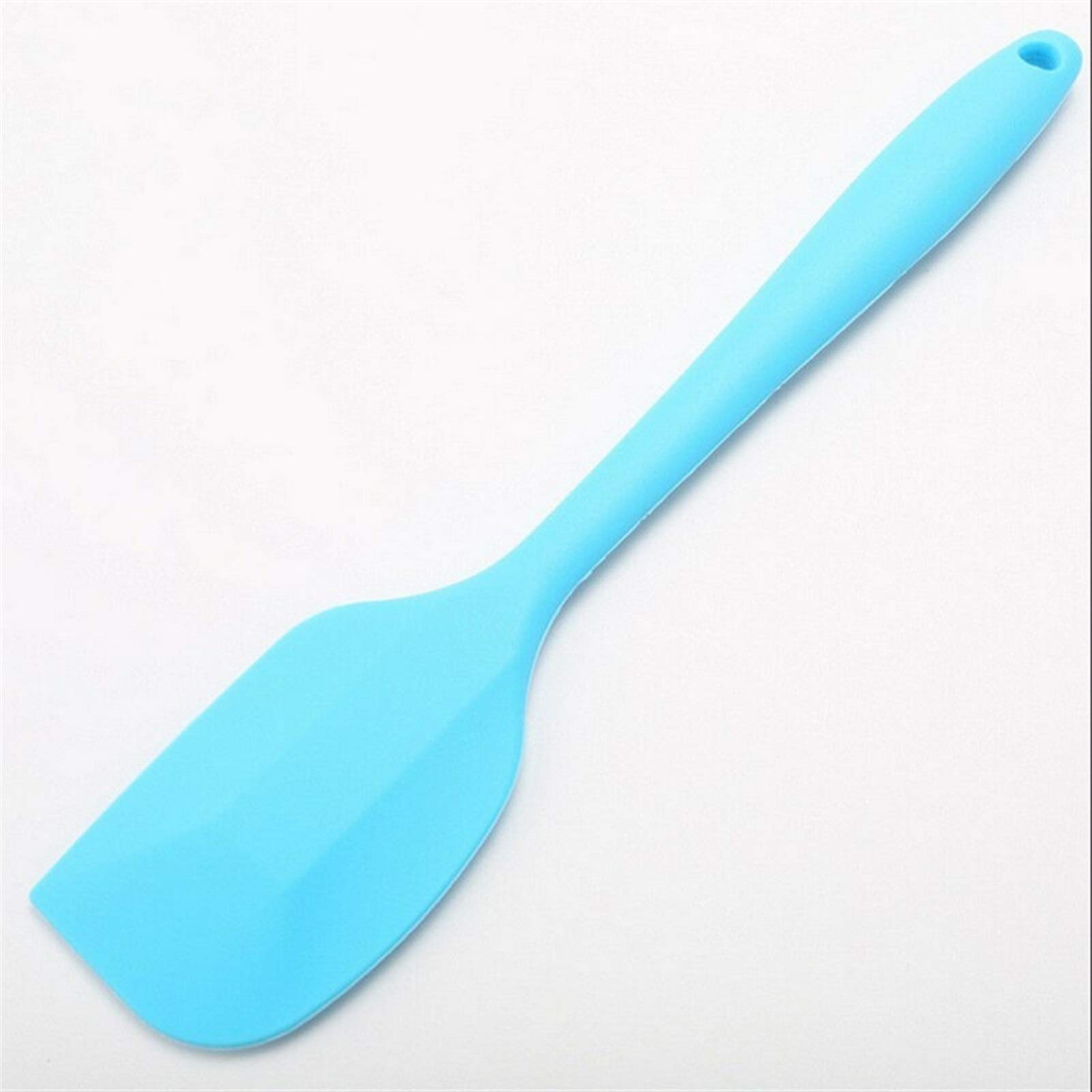 WUCHENG Mini Silicone Baking Spatula - Heat Resistant Small Icing Spoon & Scraper for Cake Decorating, Mixing, Cooking - Blue | Perfect for Home Bakers & Professional Chefs