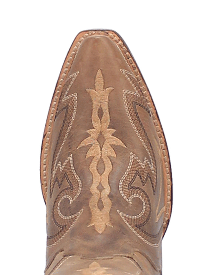 Dan Post DP4275 Women's Silvie Leather Boots - Brown Western Cowgirl Boots for Country Dancing & Casual Wear