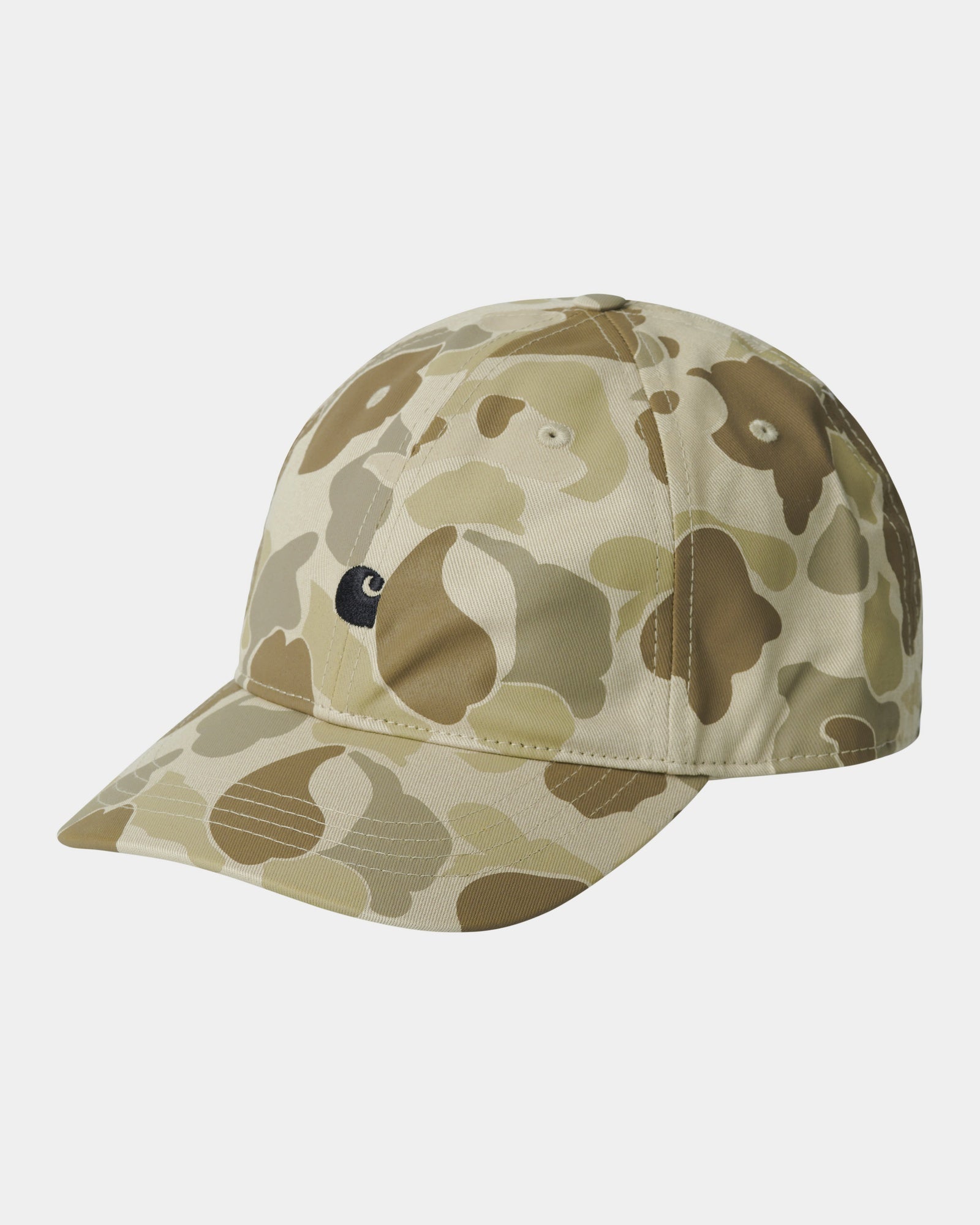 Madison Logo Cap - Desert & Black Duck Camo Hat for Men & Women | Outdoor Hiking, Camping, Fishing & Casual Wear
