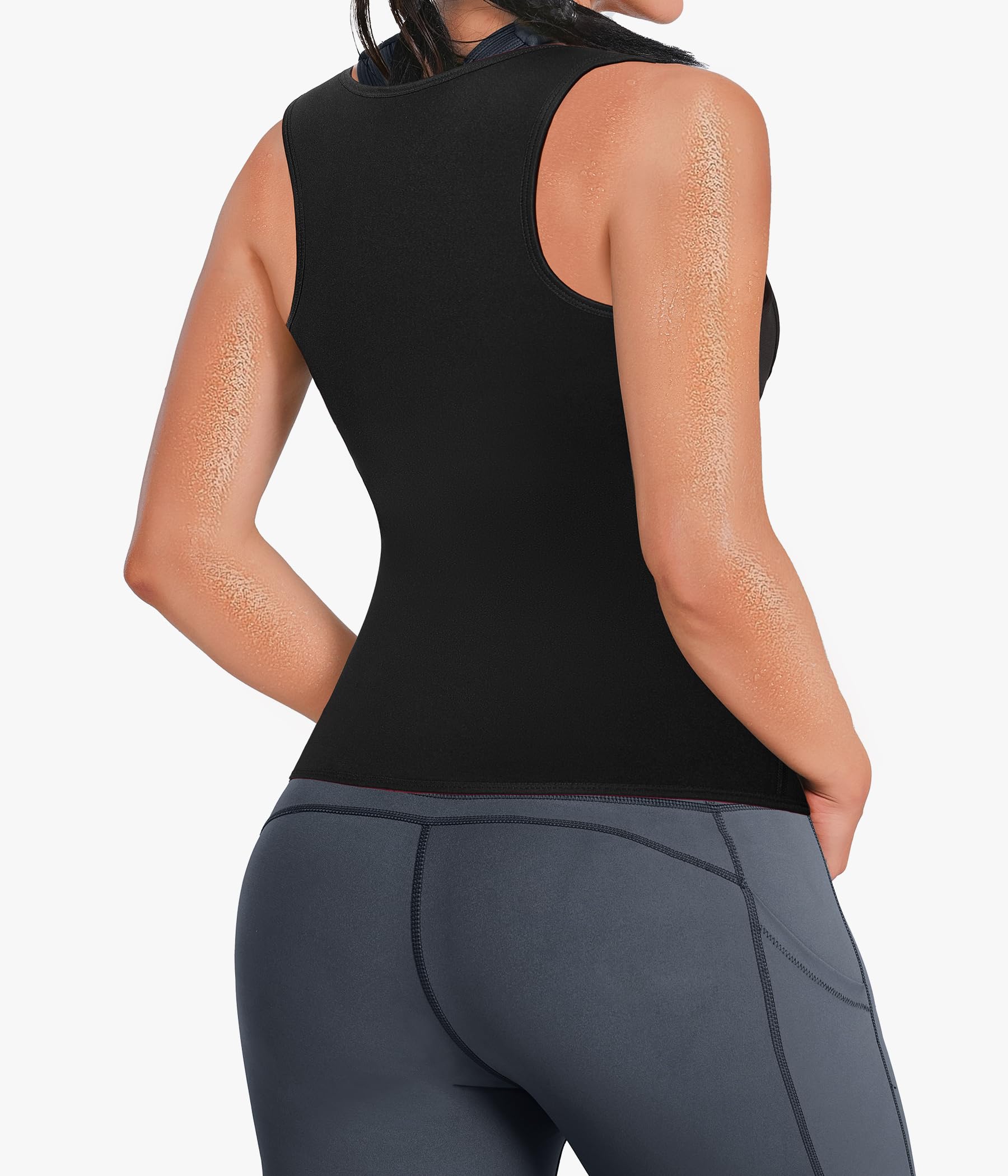 Women's Sauna Suit for Weight Loss - Sweat Workout Body Shaper for Fitness & Detox - Perfect for Gym, Running & Home Exercise