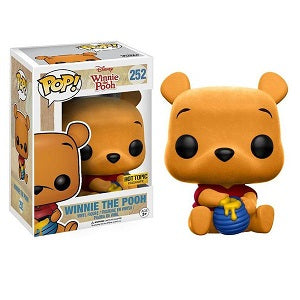 Funko Pop! Disney Winnie The Pooh Flocked Vinyl Figure #252 - Collectible Toy for Disney Fans & Pop Culture Enthusiasts - Perfect for Display, Gifts, and Home Decor