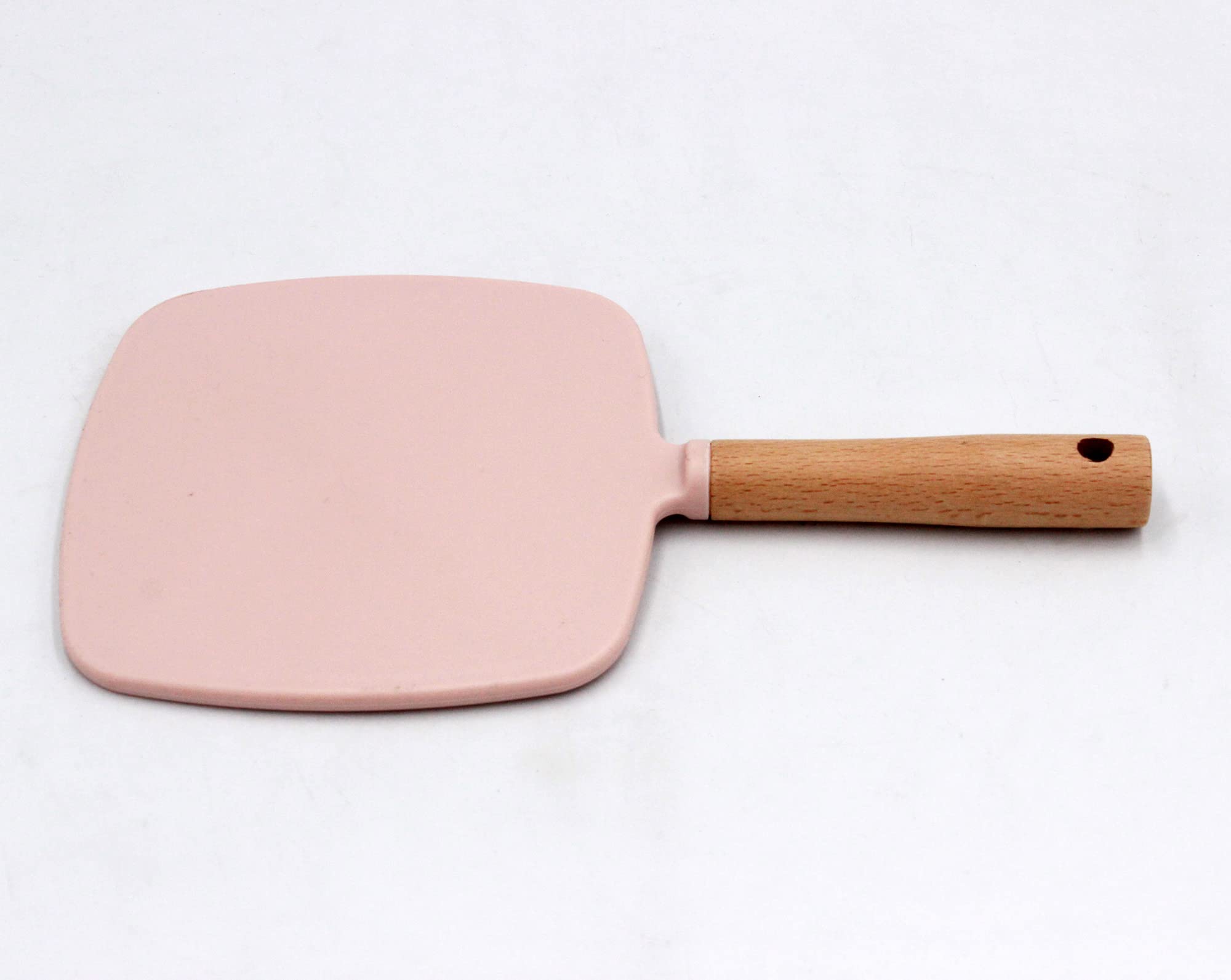 Eaoundm Handheld Makeup Mirror - Small Wooden Travel Vanity Mirror for Men & Women (5.5