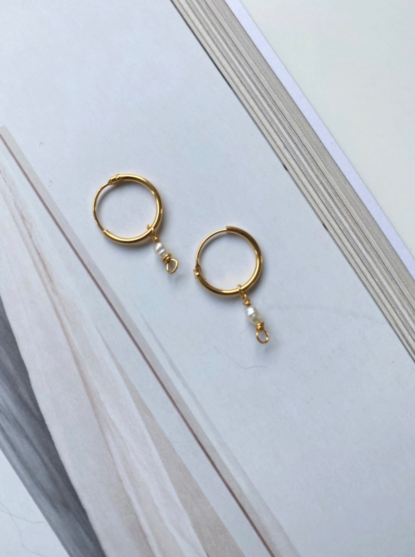 Trendy Gold Plated Pi Symbol Earrings for Women - Perfect for Math Lovers, Teachers & Science Geeks | Gift Idea for Birthday, Graduation & Pi Day Celebrations