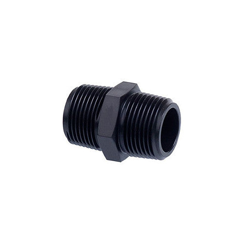 Premium Stainless Steel Nipple 1 - Durable Pipe Fitting for Plumbing, HVAC, and DIY Projects - Perfect for Home Repairs, Industrial Use, and Water Systems