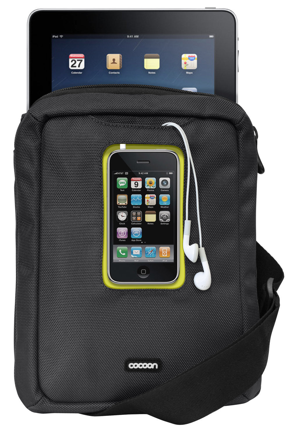 Grid IT Gramercy Messenger Sling Bag for Apple iPad & 10-Inch Tablets - Perfect for Commuting, Travel & Everyday Carry