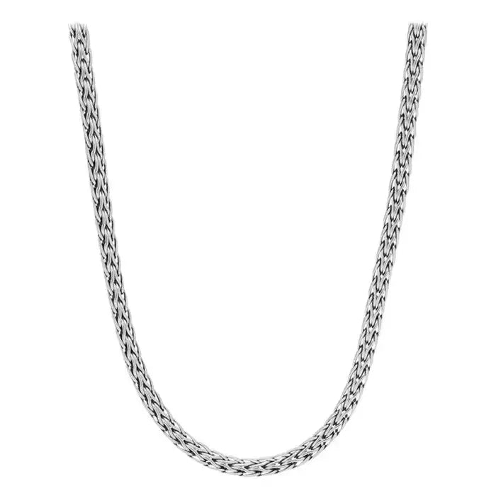 Elegant Classic Chain Woven Necklace for Women - Gold & Silver Plated Layering Jewelry - Perfect for Parties, Weddings & Everyday Wear